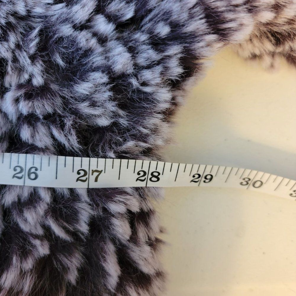 Colleen Lopez Womens Size 2X Purple Faux Fur Full Zip Warm Fuzzy Jacket - Picture 7 of 8